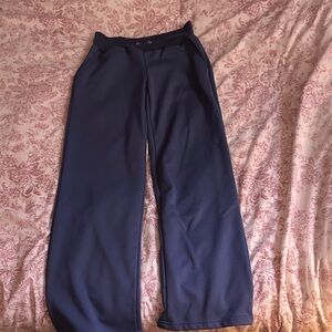 Stylish Blue Wide-Leg Pants